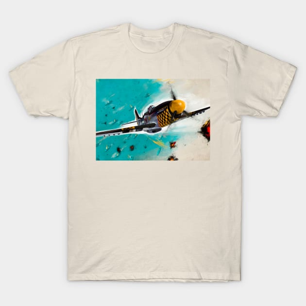 P-51 Mustang T-Shirt by Aircraft.Lover